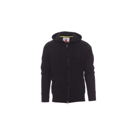 Payper Hawaii+ cipzáras kapucnis pulóver, fekete XL