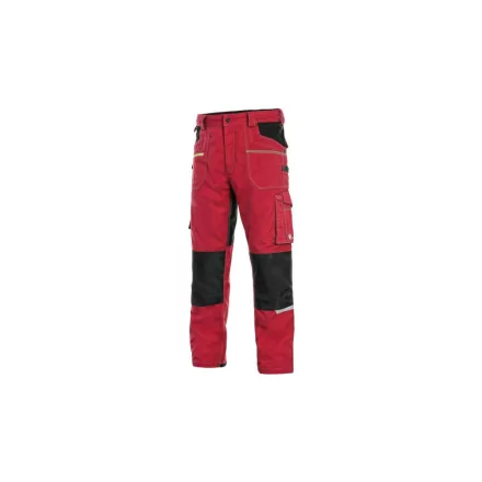 CXS Stretch deréknadrág, piros 50