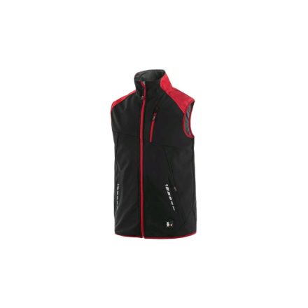 HERBON férfi softshell mellény fekete/piros M