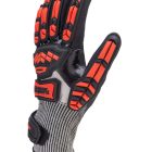 1CHIC30011   EUROCUT IMPACT 200 PIROS BEÜTŐDÉS ELLENI VÉDŐKESZTYŰ