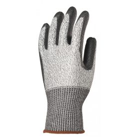   Vágásbiztos szerelőkesztyű fekete PU tenyérrel 6 KIFUTÓ