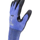 1CUNC00010   EUROCUT N300 FEKETE/KÉK MÁRTOTT V.BIZTOS VÉDŐKESZTYŰ