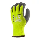 1LAFO08   EUROWINTER TÉLI SÁRGA KESZTYŰ, SZÜRKE LATEX TENYÉR