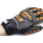 1MEHI00010   EUROSTRONG MX600 SZÜRKE/NARANCS KESZTYŰ BEÜTŐDÉS ELLEN