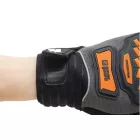 1MEHI00011   EUROSTRONG MX600 SZÜRKE/NARANCS KESZTYŰ BEÜTŐDÉS ELLEN