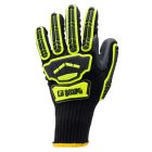 1VIBL00008   EUROSTRONG VIBE REZGÉSCSILLAPÍTÓ KESZTYŰ FEKETE