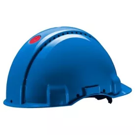   2028441   3M™ védősisak, Uvicator, racsni, ventilált, műanyag izzadságszívó betét, lámpatartó, kék, G3000NUV-10-BB
