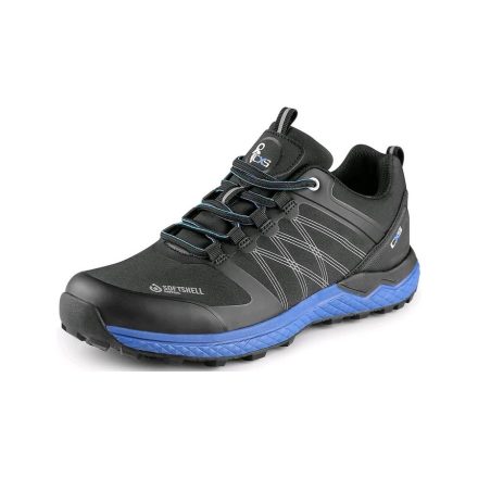 CXS SPORT softshell félcipő fekete/kék 42