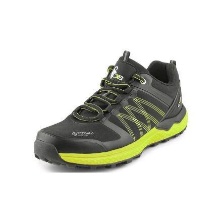 CXS SPORT softshell félcipő fekete/zöld 36