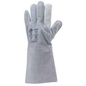   2524   HEGESZTŐKESZTYŰ, SZÜRKE SZÍNBŐR TENYÉR/HASÍTÉK KÉZHÁT