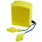 30213   EARLINE - SÁRGA ZSINÓROS,LAMELLÁS FÜLDUGÓ+DOBOZ SNR30DB (ST)