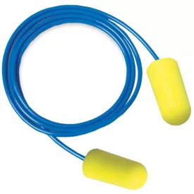   3M_ES-01-005   3M ES-01-005 EARSOFT ZSINÓROS FÜL-DUGÓ, NEON SÁRGA SNR 36dB