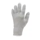 4400   KÖTÖTT, FEHÉR POLIAMID KESZTYŰ, RUGALMAS, ÖT SZÁLAS, NŐI