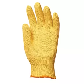   4625   KÖTÖTT VASTAG SÁRGA KEVLAR KESZTYŰ, VÁGÁSBIZTOS, HŐÁLLÓ