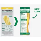 5028   HTG SÁRGA GUMIKESZTYŰ, 30CM/0,5MM, PAMUTBOLYHOZOTT BELSŐ