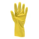 5029   HTG SÁRGA GUMIKESZTYŰ, 30CM/0,5MM, PAMUTBOLYHOZOTT BELSŐ