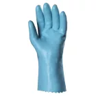5209   MÁRTOTT KÉK GUMIKESZTYŰ, SAVÁLLÓ, 30CM/1,3MM, PAMUT BELSŐ