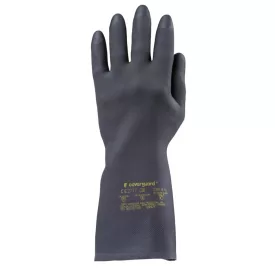   5309   NEOPRÉN, FEKETE VEGYSZERÁLLÓ KESZTYŰ, 32CM/0,7MM, ÉRDES