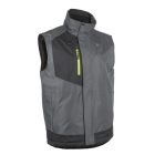 5AZU4503XL   AZUKI SZÜRKE-FEKETE RIPSTOP BÉLELT MELLÉNY