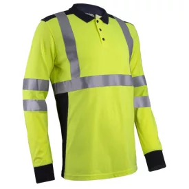   5EKH1602XL   EKHI HOSSZÚ UJJÚ FLUO SÁRGA LÁNGÁLLÓ ÉS ANT. PÓLÓ