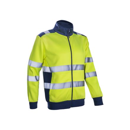 5GOK16000L   GOKKAN HI-VIZ SÁRGA CIPZÁRAS PULÓVER