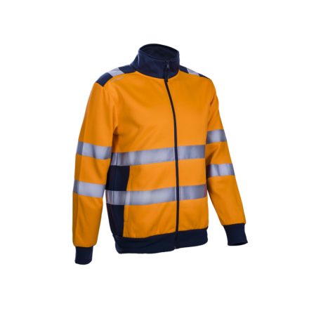 5GOK17000L   GOKKAN HI-VIZ NARANCS CIPZÁRAS PULÓVER