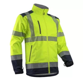   5KAS1600XL   KAZAN KOMBINÁLHATÓ HI-VIZ SÁRGA SOFTSHELL FELSŐ