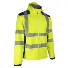 NEBULO FLUO SÁRGA/SÖTÉTKÉK SOFTSHELL KABÁT_S