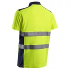 5OKI16000S   OKI FLUO SÁRGA/SÖTÉTKÉK RÖVID UJJÚ GALLÉROS PÓLÓ