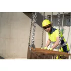 5OKI1600XL   OKI FLUO SÁRGA/SÖTÉTKÉK RÖVID UJJÚ GALLÉROS PÓLÓ