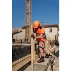 5OKI17000S   OKI FLUO NARANCS/SÖTÉTKÉK RÖVID UJJÚ GALLÉROS PÓLÓ