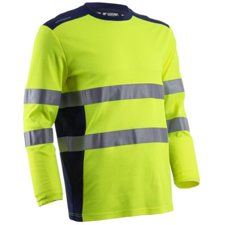 5RIK16000L   RIKKA HOSSZÚUJJÚ PÓLÓ HI-VIZ SÁRGA ÉS KÉK SZÍNBEN