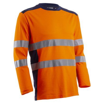 5RIK1700XL   RIKKA HOSSZÚUJJÚ PÓLÓ HI-VIZ NARANCS ÉS KÉK SZÍNBEN