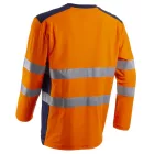 5RIK1702XL   RIKKA HOSSZÚUJJÚ PÓLÓ HI-VIZ NARANCS ÉS KÉK SZÍNBEN