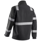 5VIG01000S   VIGILE FEKETE SOFTSHELL DZSEKI FÉNYVISSZAVERŐ CSÍKKAL