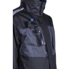 5WAN01000S   WANI FEKETE/SZÜRKE/KÉK 3/1 RIPSTOP TÉLIKABÁT