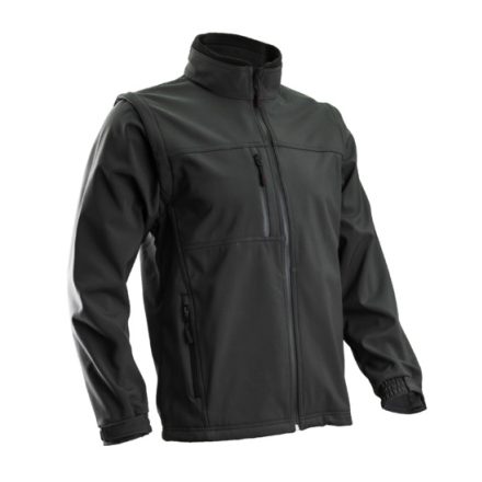 5YANDL   YANG 2/1 FEKETE SOFTSHELL DZSEKI