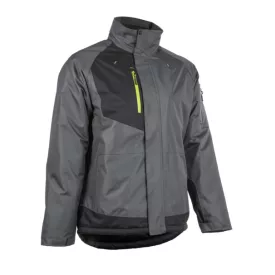   5YUZ4500XL   YUZU SZÜRKE-FEKETE RIPSTOP TÉLI KABÁT KAPUCNIVAL