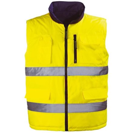 7HWGYXXXL   HI-WAY FLUO PE KIFORDÍTHATÓ MELLÉNY SÁRGA_XXXL