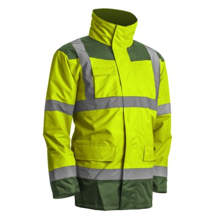 7KANGL   KANATA 4/1 HI-VIZ SÁRGA/ZÖLD PE KABÁT