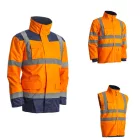 7KANOL   KANATA 4/1 HI-VIZ NARANCS/KÉK PE KABÁT