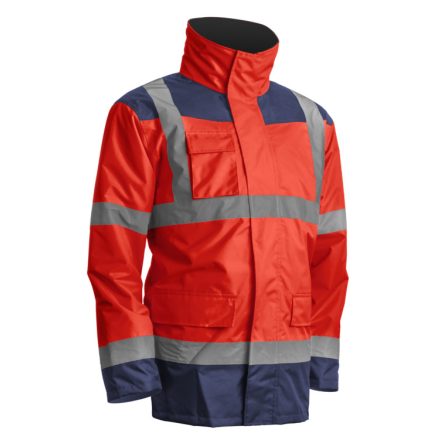 7KANRXL   KANATA 4/1 HI-VIZ PIROS/KÉK PE KABÁT