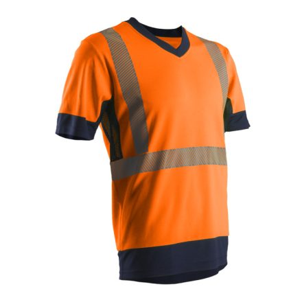 7KOMOL   KOMA HI-VIZ NARANCS RÖVID UJJÚ PÓLÓ