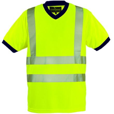 7YAVYXXXL   YARD V-NYAKÚ FLUO PÓLÓ, SÁRGA