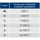 8110   ELEKTROMOS KESZTYŰ 10000 V
