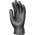 9079   BÉLELT FEKETE NITRIL VÉDŐKESZTYŰ, TÉPŐZÁRAS CSUKLÓVAL