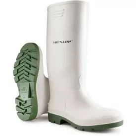 9HYGR35   DUNLOP PRICEMASTOR FEHÉR PVC CSIZMA