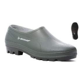   9SYLV36   DUNLOP WELLIE B350611 9SYLV ZÖLD VÍZÁLLÓ PVC PAPUCS