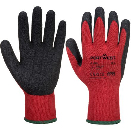 A100R8RM Portwest Mártott latex védőkesztyű