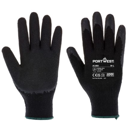 A150K8RXL Portwest Mártott latex munkavédelmi kesztyű (A100 öko verzió)